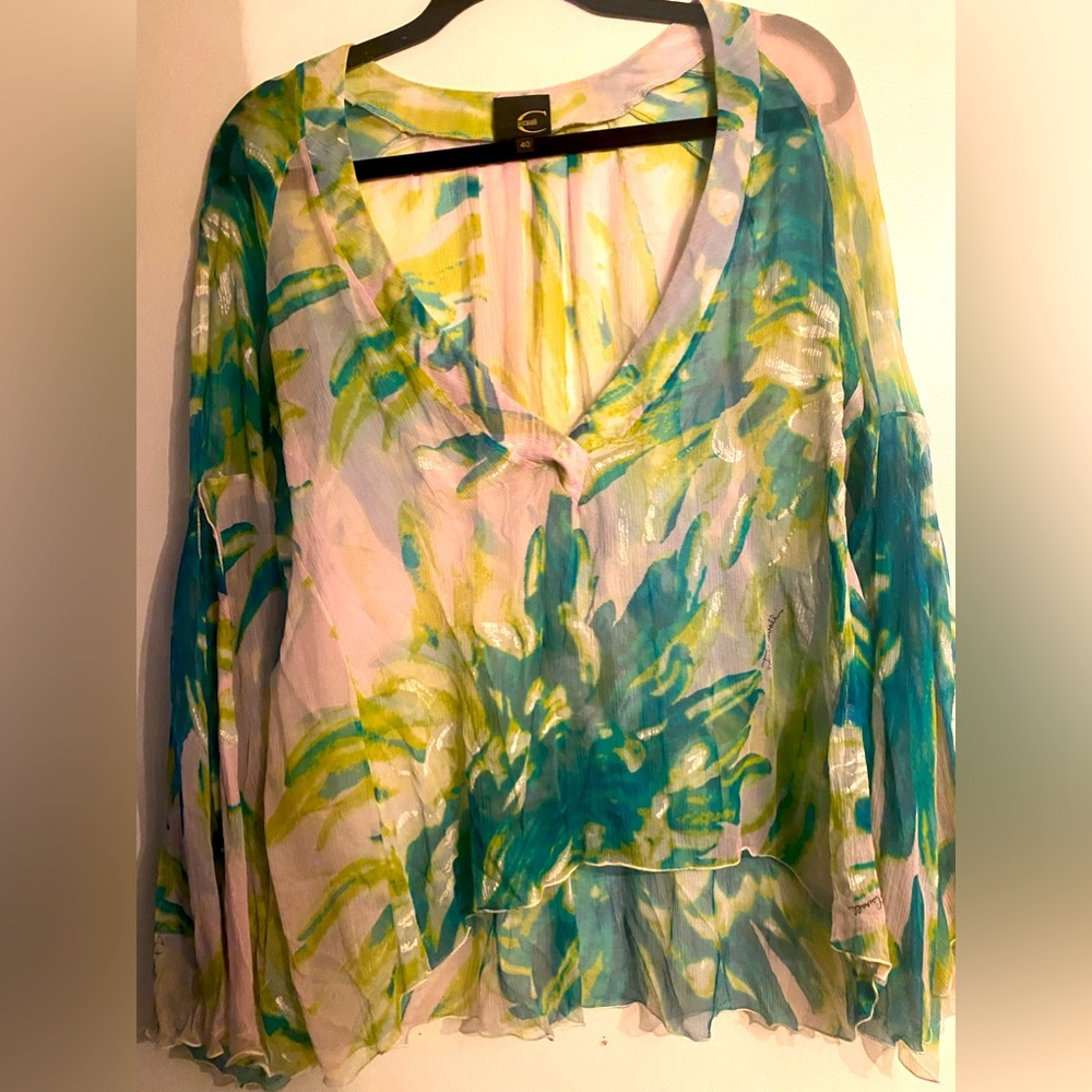 Just Cavalli Aughts Boho Beach Top Sooo Miami..